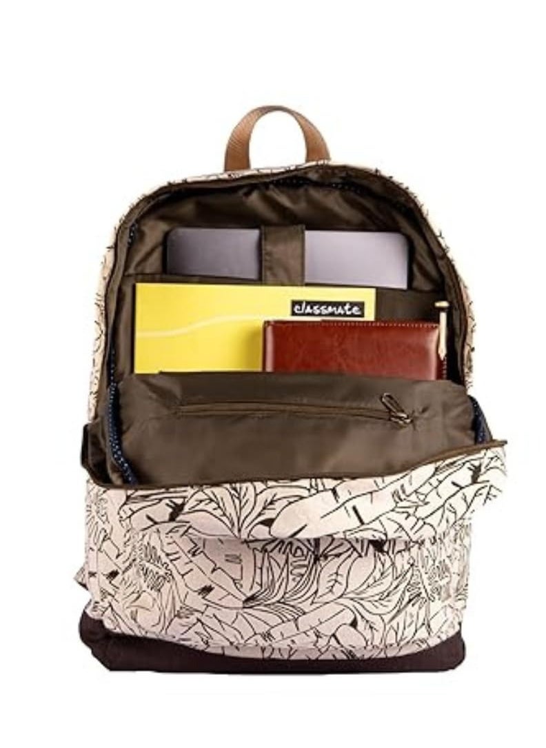 Earthsafe - Earthsave Casual Cotton Backpack for Boys Girl Water Resistant Laptop Backpack for Office and College - Image 1