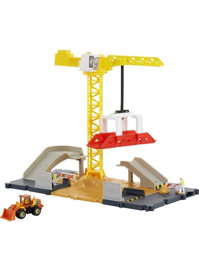 Mattel Games Matchbox Action Drivers Construction Playset, Toy for Kids 3 Years & Older - Image 1