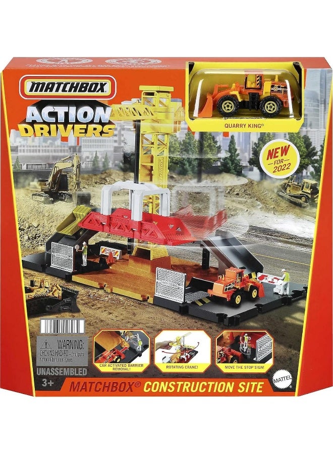 Mattel Games Matchbox Action Drivers Construction Playset, Toy for Kids 3 Years & Older - Image 2