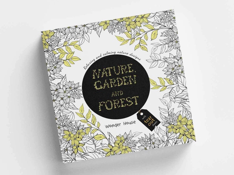 Nature, Garden and Forest: Colouring books for Adults with tear out sheets - Image 4