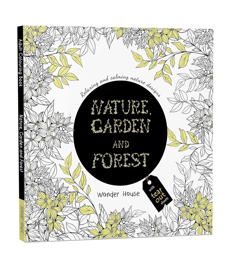 Nature, Garden and Forest: Colouring books for Adults with tear out sheets - Image 1