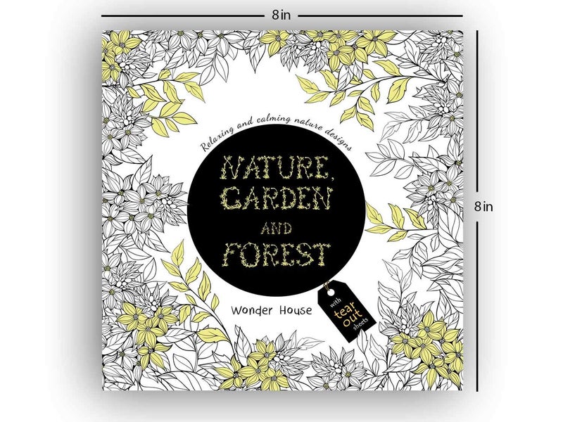 Nature, Garden and Forest: Colouring books for Adults with tear out sheets - Image 3