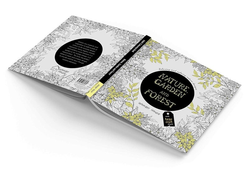 Nature, Garden and Forest: Colouring books for Adults with tear out sheets - Image 2