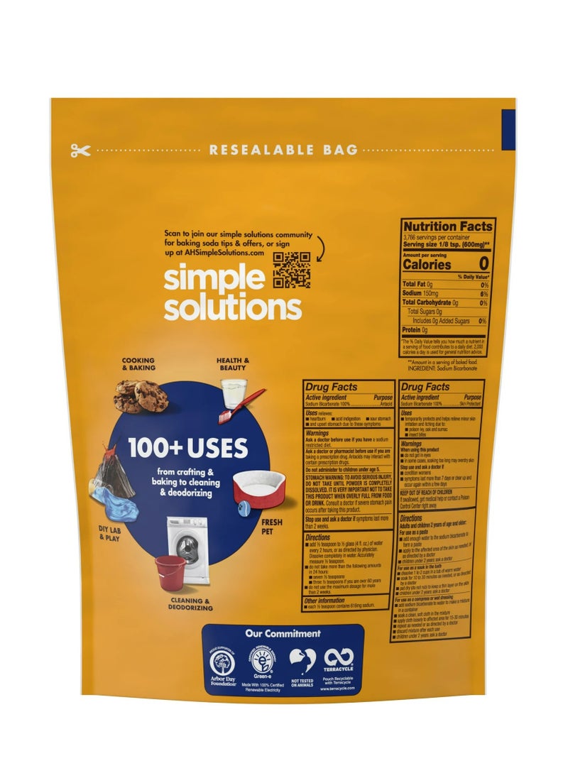 Arm & Hammer Pure Baking Soda Resealable Bag 2.26kg  - Image 2