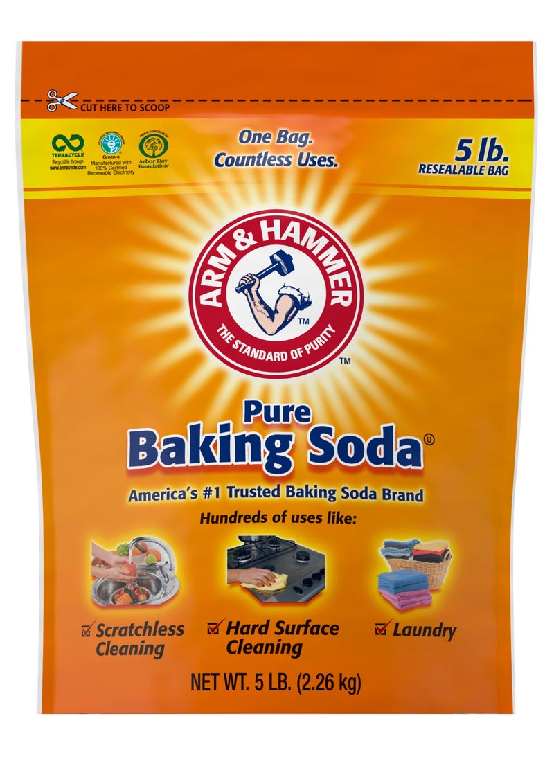 Arm & Hammer Pure Baking Soda Resealable Bag 2.26kg  - Image 4