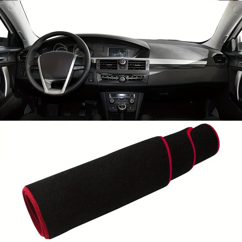 Car Dashboard Cover Anti Glare Sun Shade Carpet Mat For MG ZS EZS 2017 To 2023 Red Right Hand Drive - Image 5