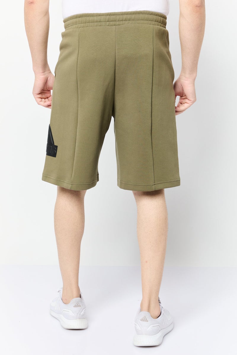 Adidas Men Sportswear Fit Outdoor Shorts, Olive - Image 3