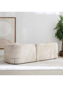 Home Box Sicily 3-Seater Fabric Sofa with 2 Cushions 92 x 68 x 233 cm  - Image 3