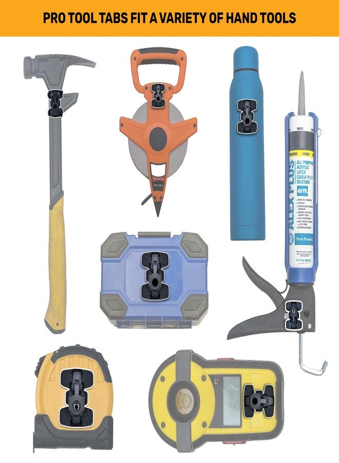 سبايدر جراب أدوات Spider Tool Holster - شريط قياس احترافي + طقم جراب مطرقة - مُحسّن، ذاتي القفل، حامل أدوات عالمي سريع السحب مع قفل إبهام مناسب للاستخدام باليدين - متوافق مع جميع العلامات التجارية الرئيسية - Image 4