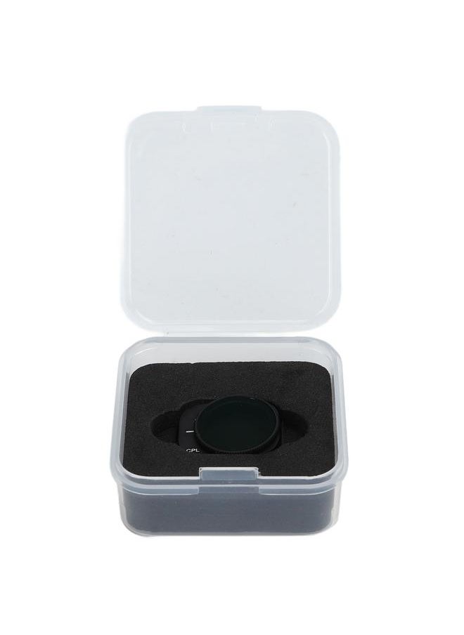 Drone Filter Aluminium Alloy Adjustable CPL with Storage Box Drone Camera Lens for Mini 3Pro Black
