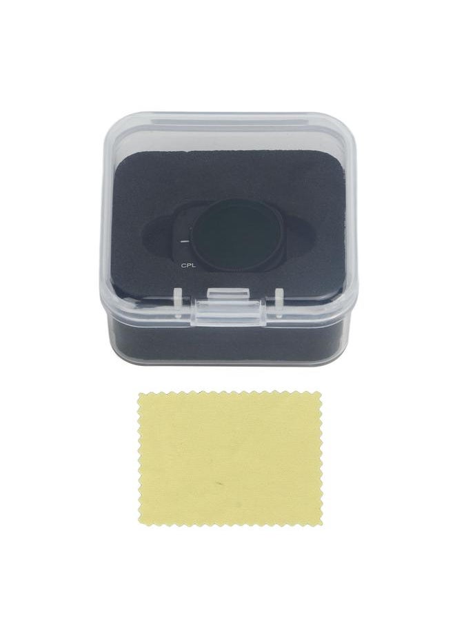 Drone Filter Aluminium Alloy Adjustable CPL with Storage Box Drone Camera Lens for Mini 3Pro Black