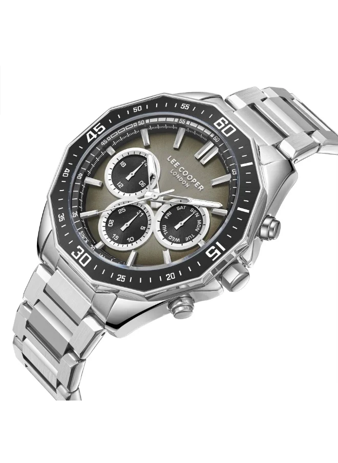 لي كوبر Men's Metal Multi Function Watch LC08021.350 - 45 mm
