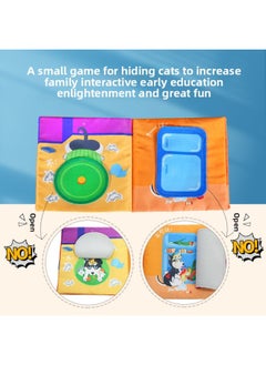 Generic Lala Cloth Book Three-dimensional Tail Book Baby Can Bite Baby Early Education Cloth Book Tear 0-1-3 Years Old Baby Cloth Book-Color:Interesting Tail Book  - Image 5