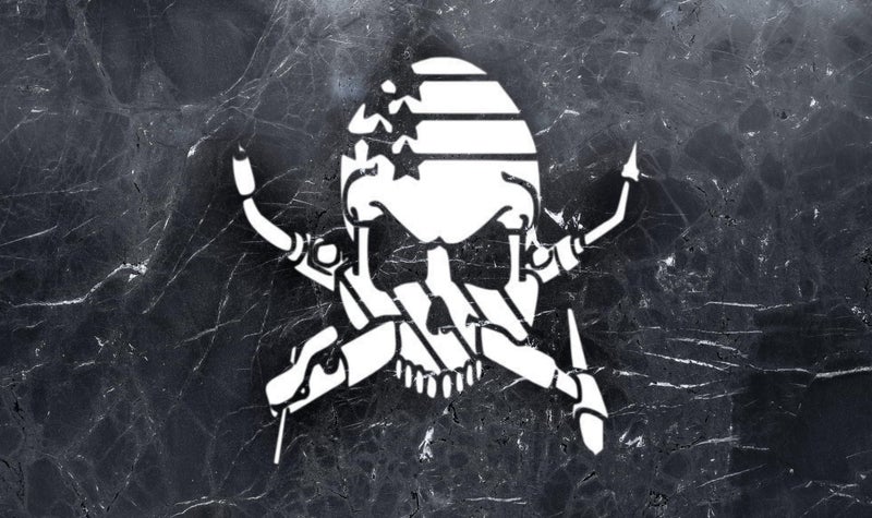 STENCILAIR Custom Skull Welder Stencil with Stars & Stripes 5.5" x 5.5" - Patriotic Design for Industrial Crafts - Image 2
