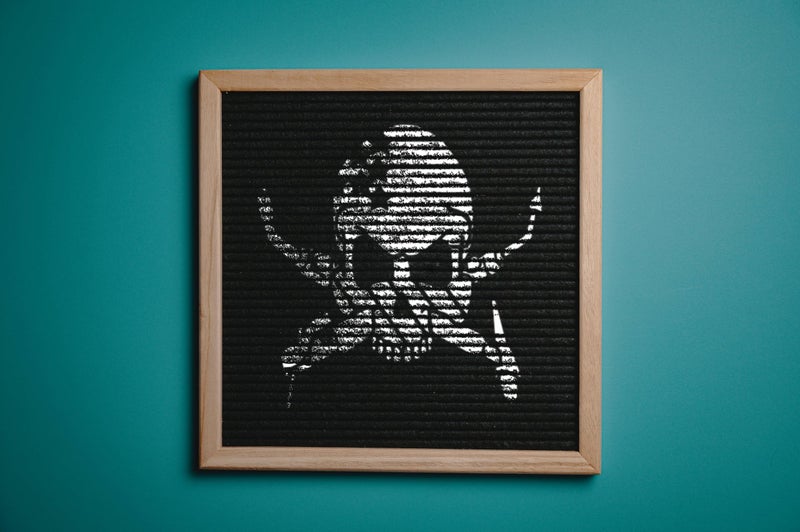 STENCILAIR Custom Skull Welder Stencil with Stars & Stripes 5.5" x 5.5" - Patriotic Design for Industrial Crafts - Image 3