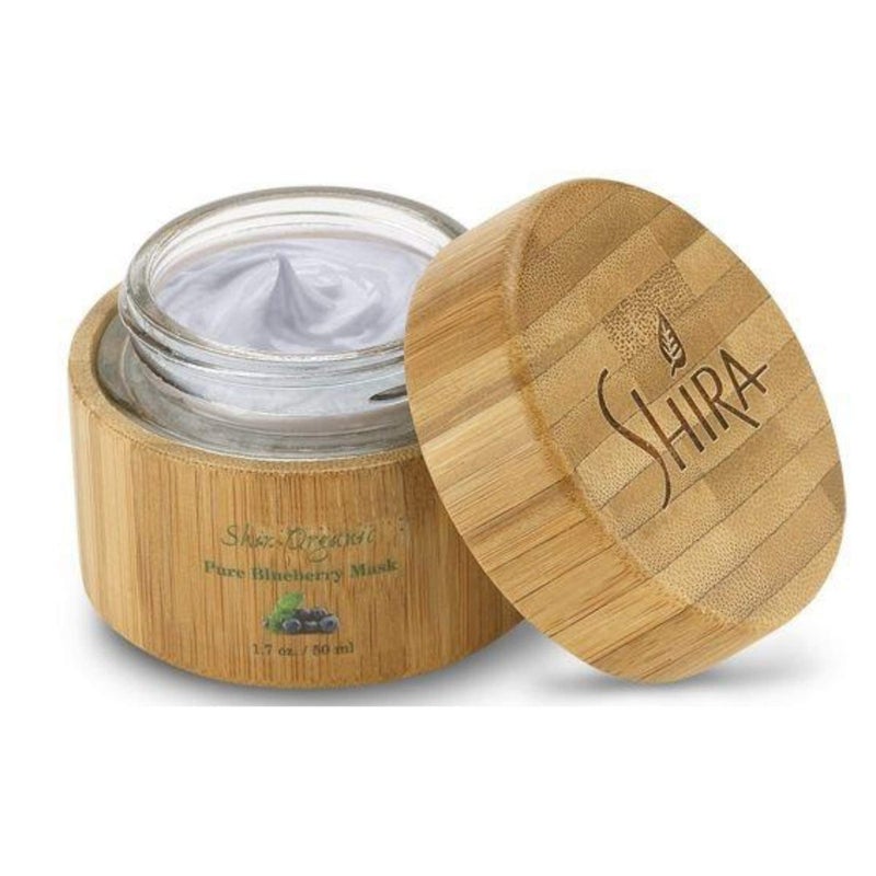 Shira ShirOrganic Pure Blueberry Facial Mask For Nourished WrinkleFree and Radiant Skin With Organic AntiAging Formula Leaves skin soft moisturized and hydrated 15 ML