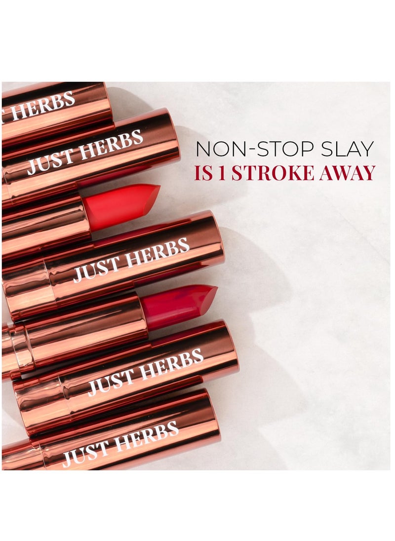 Just Herbs Just Herbs Ultra Matte Bullet Lipstick 4g Dreamy Rose  - Image 4