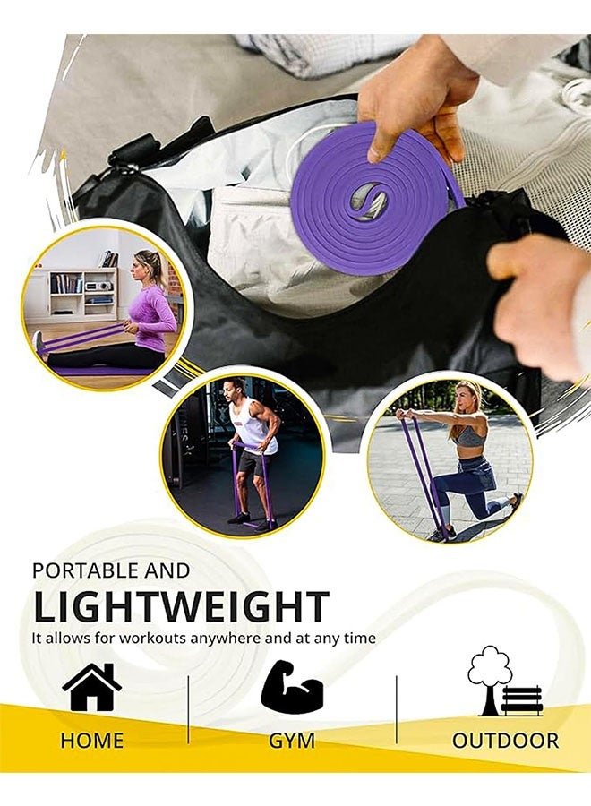 Generic 35-85 LBS Resistance Band, Pull Up Assist Band, Heavy Duty Powerlifting Exercise Stretch Bands for Powerlifting, Muscle Toning, Yoga, Stretch Mobility, Purple  - Image 5