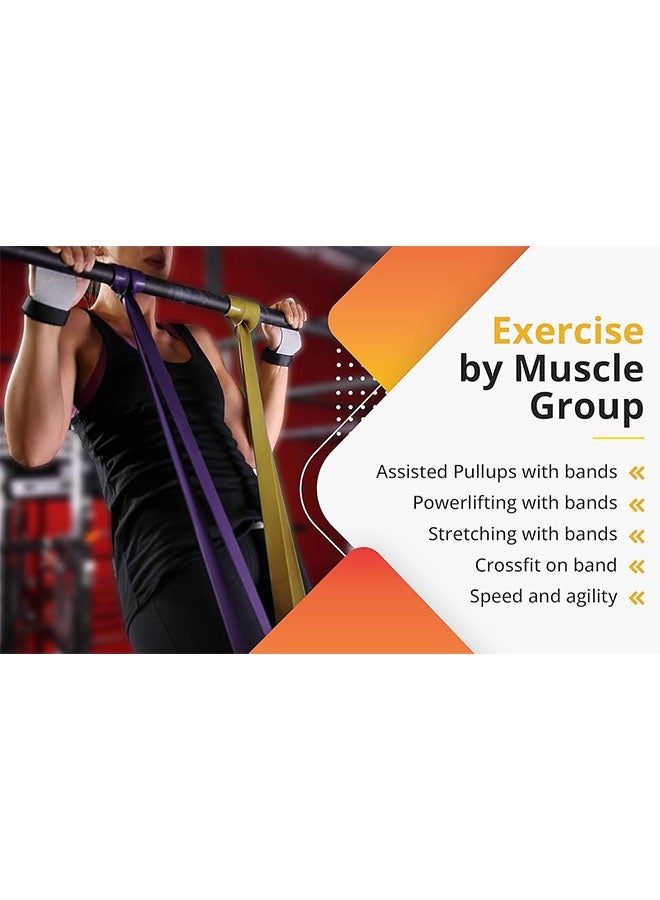 Generic 35-85 LBS Resistance Band, Pull Up Assist Band, Heavy Duty Powerlifting Exercise Stretch Bands for Powerlifting, Muscle Toning, Yoga, Stretch Mobility, Purple  - Image 2