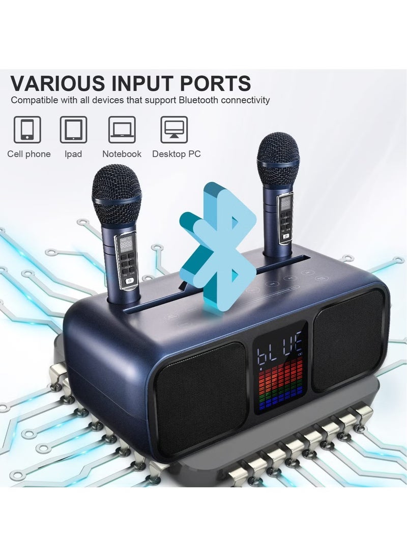 Smart Berry S39 Pro Portable Bluetooth Speaker with 2 Microphones | Wireless Speaker with Rich Sound, Built-in TWS, Waterproof, Long Battery Life, Perfect for Parties, Outdoor Activities, and Karaoke - Image 4