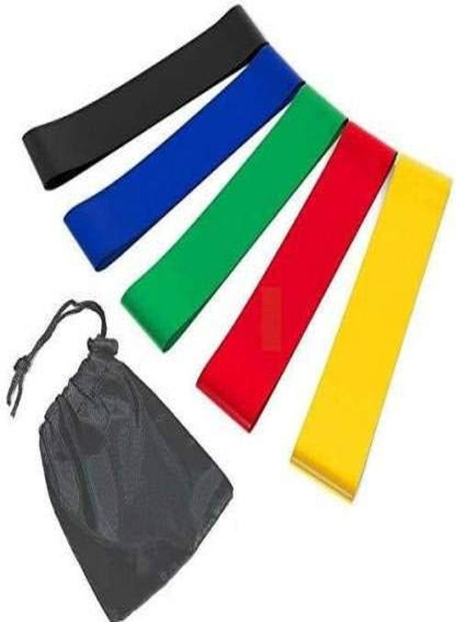 PRT GOLD AbhorResistance Loop Bands 5 Latex Latex Resistance Band - 600mm, 5-Piece Set - Image 4