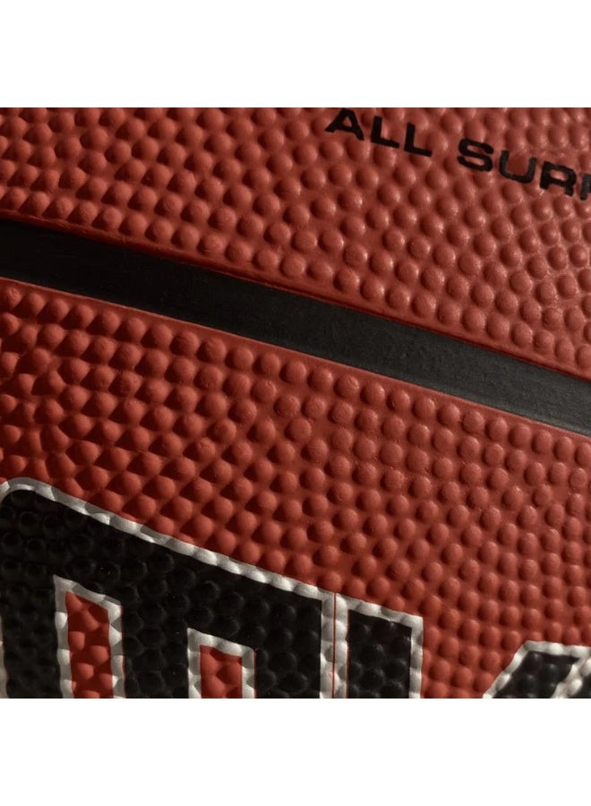 Wilson MVP 295 Basketball – Brown | Official Size & Weight Indoor/Outdoor Basketball | Durable PU Leather for Grip, Control & Performance - Image 2