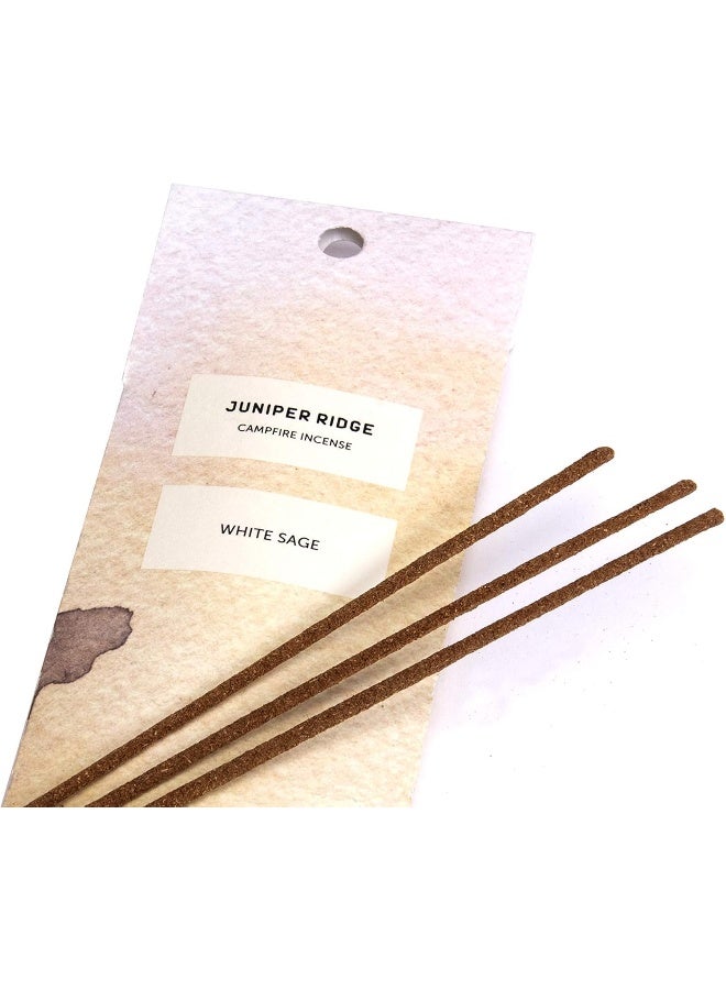 Juniper Ridge AllNatural Aromatic Campfire Incense LongLasting Bamboo Sticks Aromatherapy Meditation Therapy No Synthetic Fragrance White Sage 20 Count - Image 5