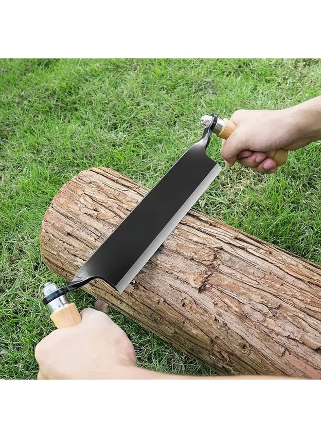 مكشطة مستقيمة 8 بوصة بشفرة مائلة حادة لإزالة لحاء الخشب في النجارة - Image 5