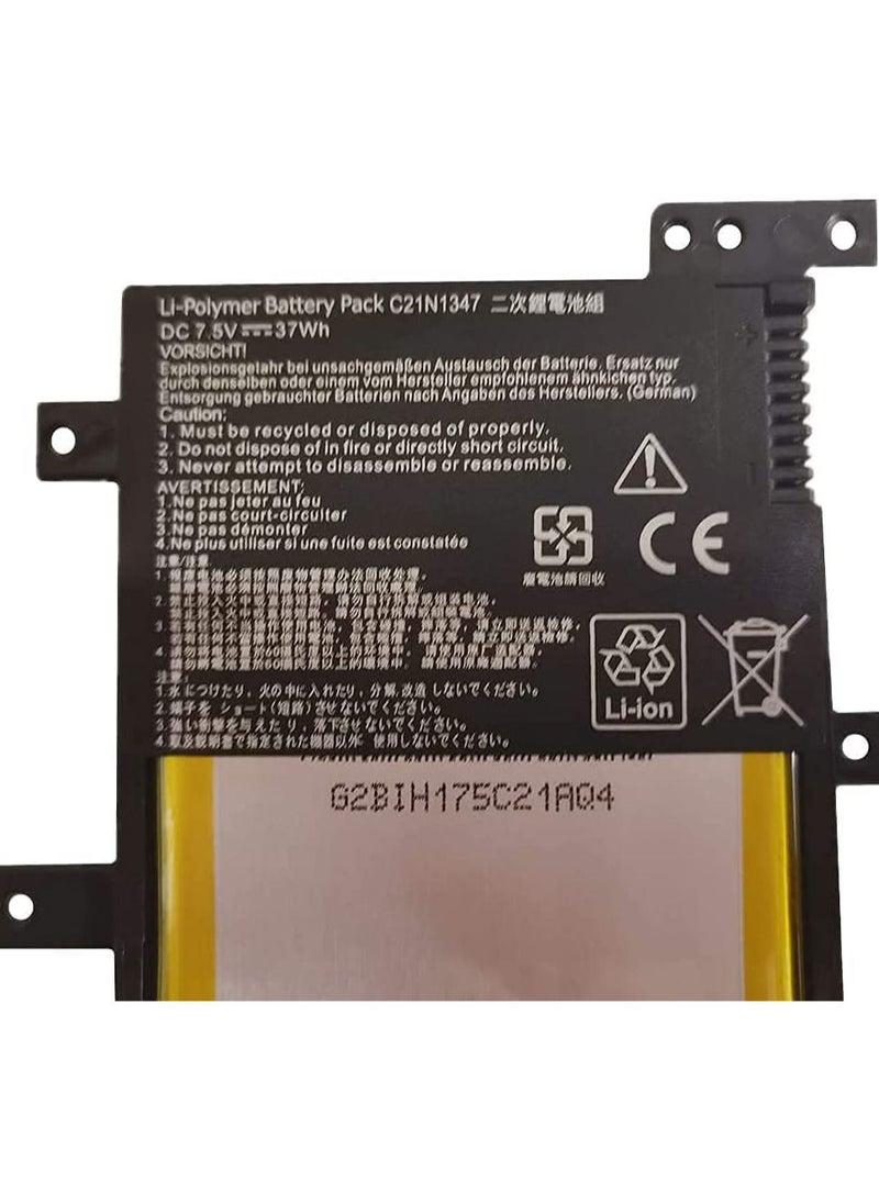 CS 7.5V 37Wh C21N1347 Replacement Laptop Battery for ASUS X555 X555LA X555LB X555LD X555LN X555L X555LF X555LI X555LJ X555LP X555U X555SJ X555YI A555 A555L F555  - Image 2