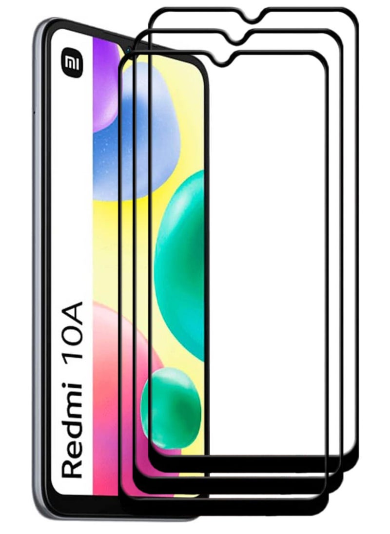 ACLIX 3 Pieces Antistatic ESD Dustproof Premium Quality High Definition Tempered Glass Screen Protector Designed For Xiaomi Redmi 10A - Image 1