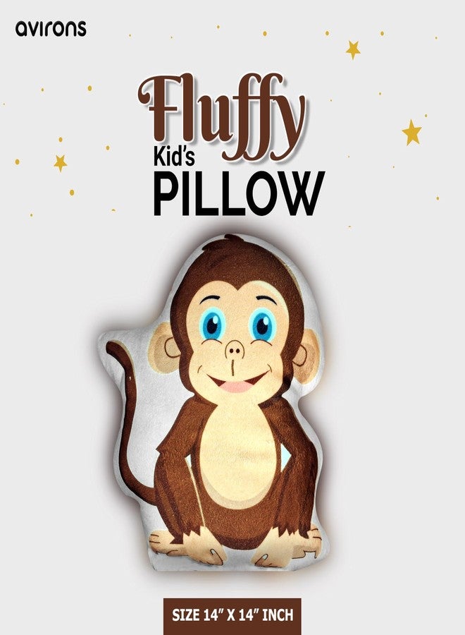 Avirons Adorable Monkey Pillow - Cozy and Playful! Ideal for Kids, This Monkey-Shaped Pillow Brings Fun, Comfort, and Cuteness to Their Everyday Moments. - Image 5