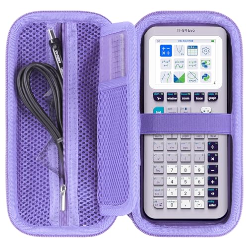 RIYADAone Hard Case Replacement for Texas Instruments TI84 Plus CETI84 PlusTI84 EvoTINspire CX II CASTINspire CX IITI83 PlusTI89TI85TI86 Color Graphing Calculator Purple Case - Image 1