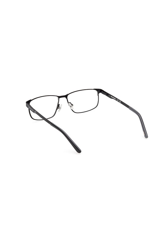 Men's Rectangular Eyeglass Frames Matte Black SKECHERS SE337600254 54 mm