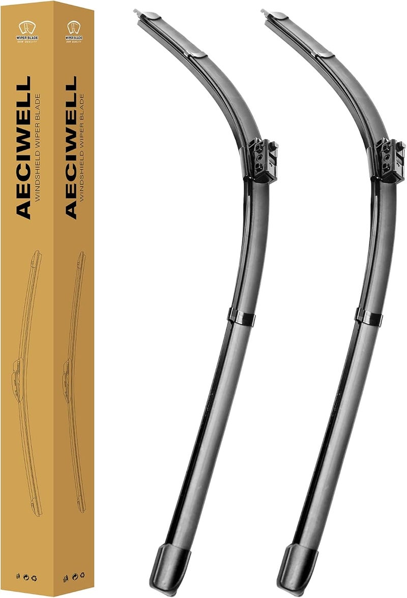 AECIWELL Windshield Wiper Blade Set - 22"+22" - Image 1