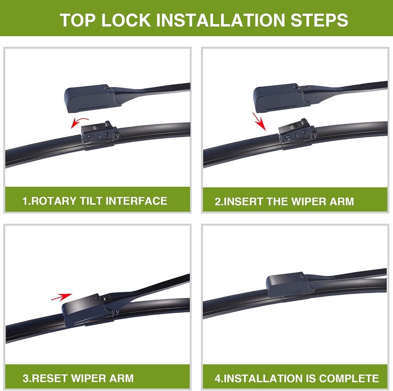 AECIWELL Windshield Wiper Blade Set - 22"+22" - Image 5