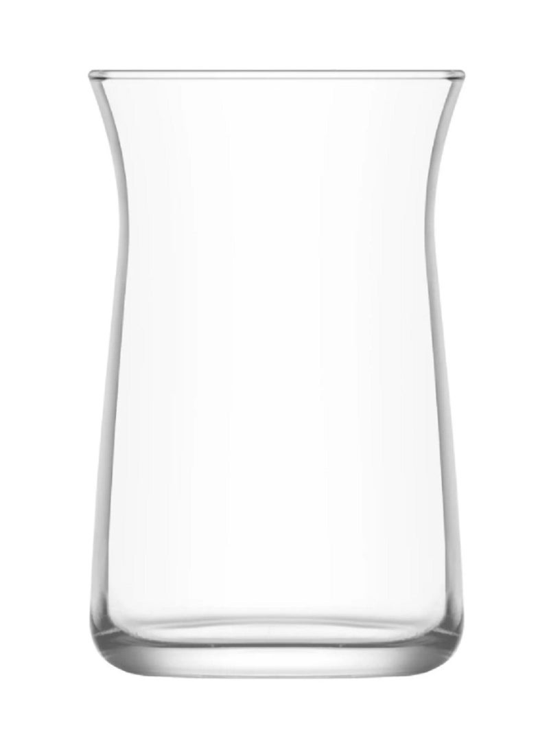 LAV 6 Pieces Vera Tea Glass Set 180 Ml - Clear - Image 1