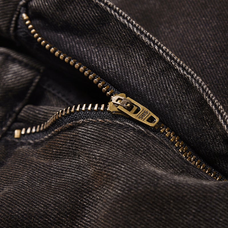 Unisex Classic Denim Jeans Loose Fit Daily Outdoor Wear - Image 4