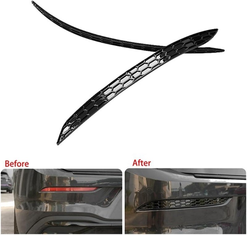 DEMULAX Black Glossy Honeycomb Fog Light Cover for Golf 8 MK8 - Image 5