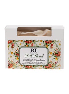 Boston International Scented Bar Soaps Made in the USA Fall Small Batch Artisan Cold Process Soap 45 Ounces Fall Floral Pattern French Lavender Egyptian Amber Egyptian Musk