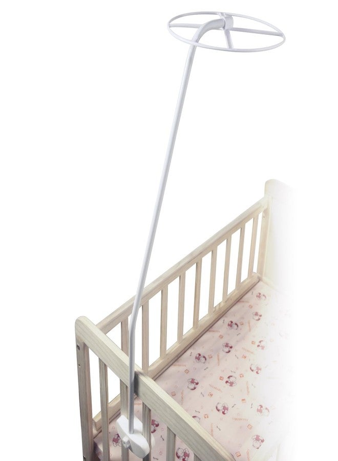 WGFOIP Crib Canopy Holder, Adjustable Height Baby Crib Canopy Stand Net Accessories for Various Domed Net - Image 2