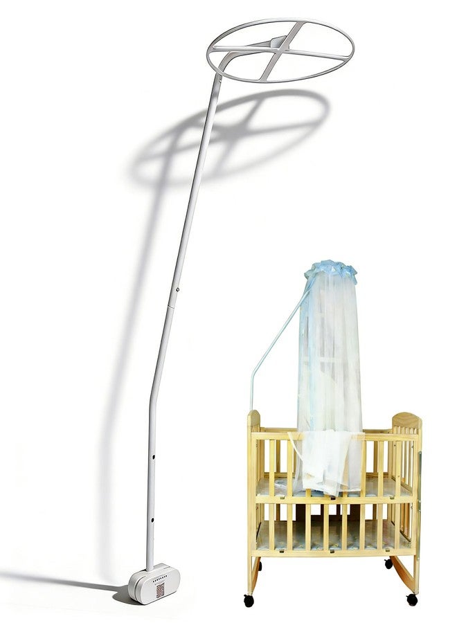 WGFOIP Crib Canopy Holder, Adjustable Height Baby Crib Canopy Stand Net Accessories for Various Domed Net - Image 1