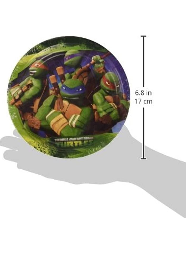Amscan Teenage Mutant Ninja Turtles Dessert Plates 8Pcs - Image 3
