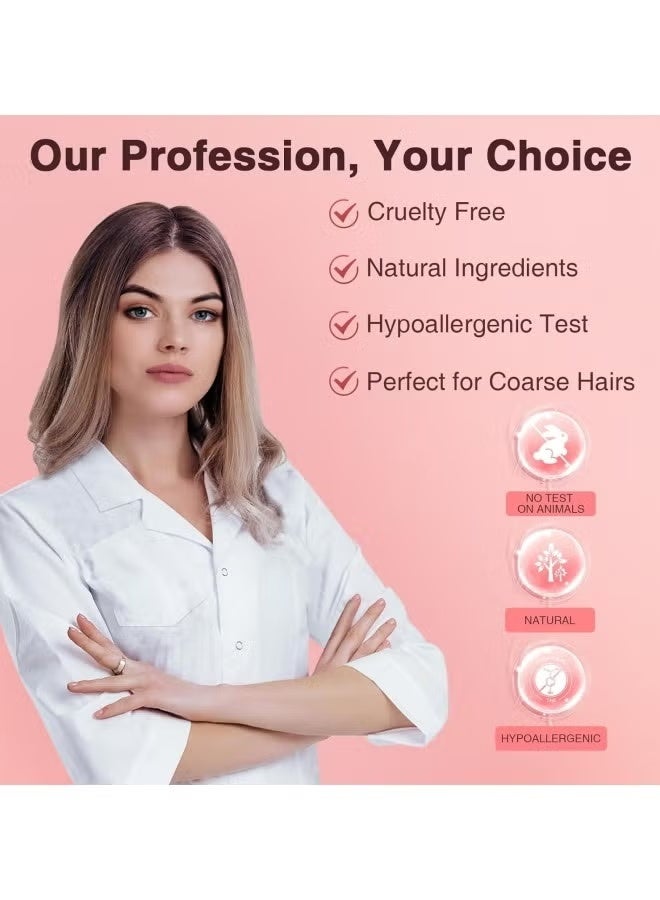 كيو الخرز الشمعي إزالة الشعر، الخرز الشمعي، الفاصوليا الشمعية الجلد الحساس، الوجه، الحواجب، الساقين في المنزل الخرز الشمعي اللؤلؤي، البخور الوردي - Image 3