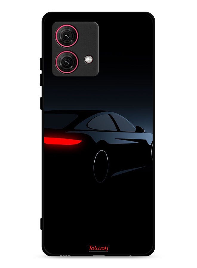 Tolwak Motorola Moto G84 5G Protective Case Cover Dark Car - Image 1