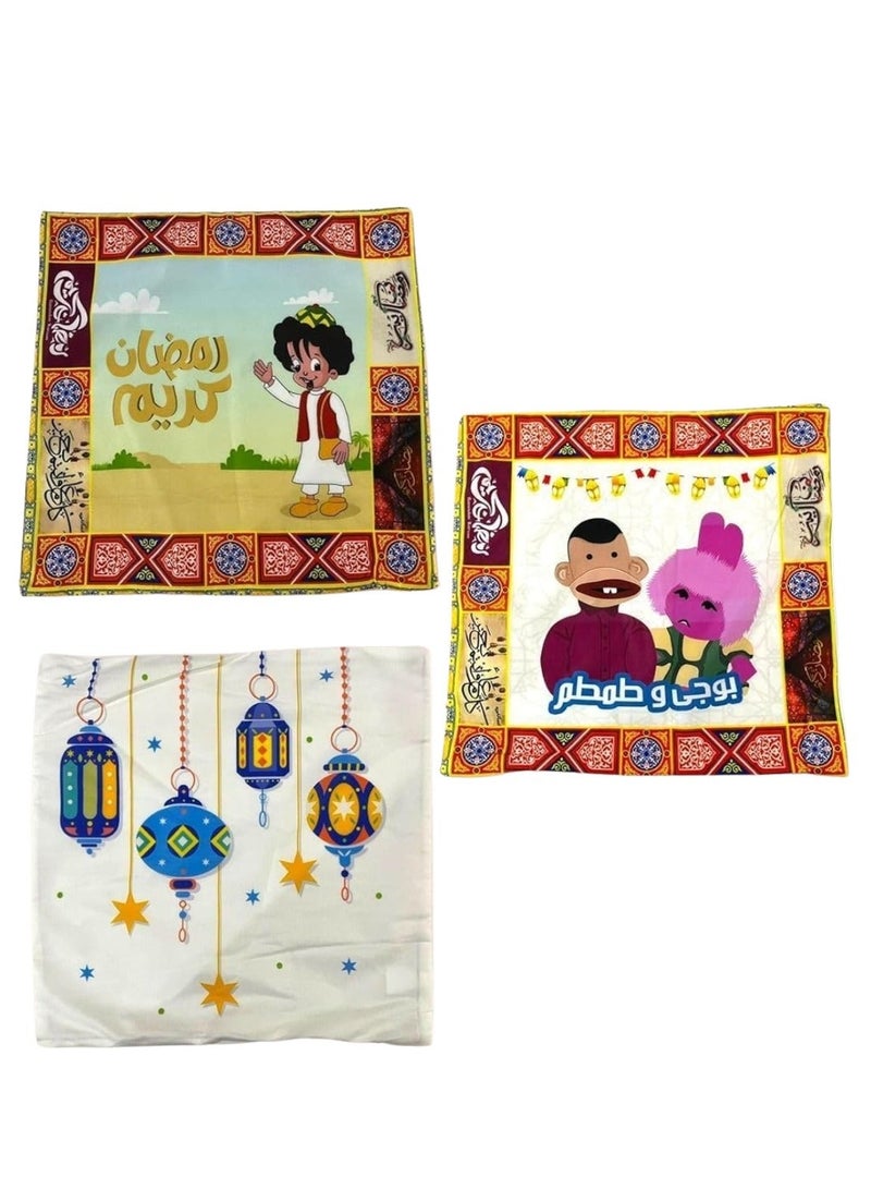 كوشن 3D ستان  شخصيات رمضان مقاس 42*32 - Image 1