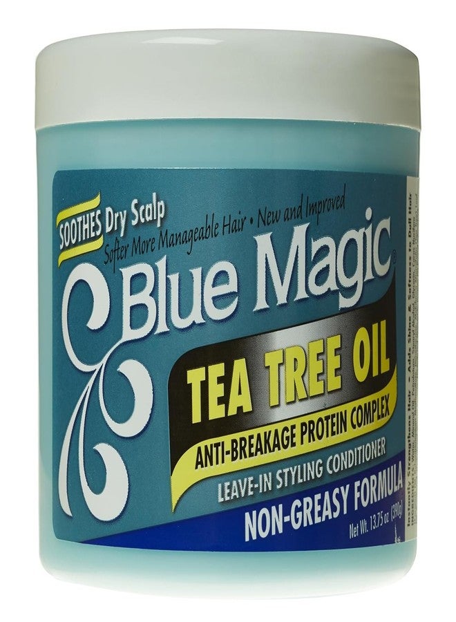 Blue Magic Tea Tree Leave-In Hair Styling Conditioner, 13.75 Ounce, 12 fl oz - Image 1
