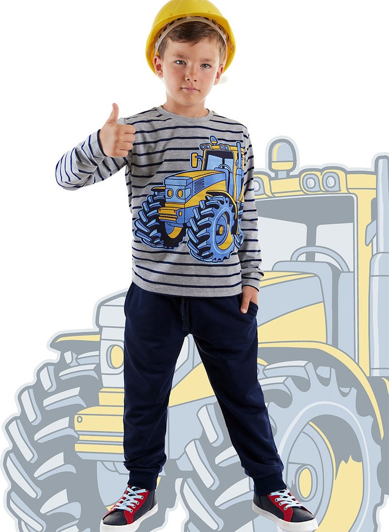 Mshb&G Tractor Boy T-Shirt Trousers Set  - Image 1