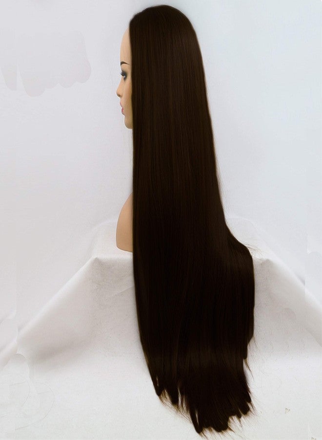 Rapidsflow® Front Lace Women Wigs Natural Hair For Full Head/Front lace Hair Wigs For Women 32 inch (785455) (Free Wig Cap + Carry Bag) - Image 5