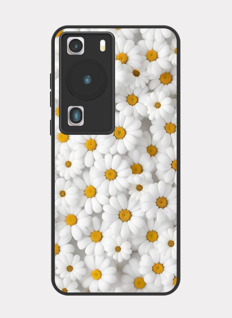 بكسلات كفر هواوي بي 60 برو ورود ابيض - Image 1