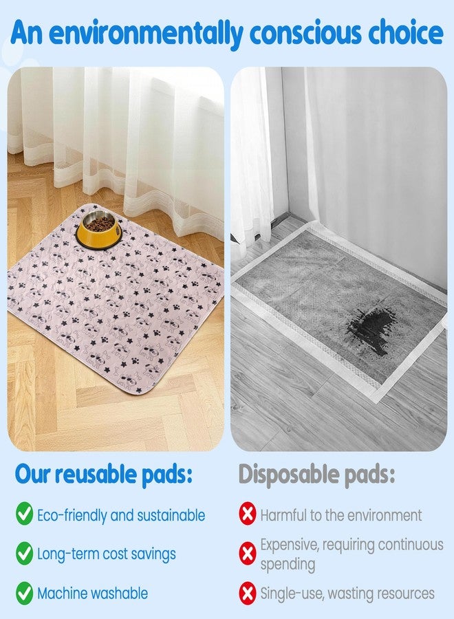 NYEONHRT Washable and Reusable Puppy Pee Pads for Dogs Super Durable Chew Proof with Waterproof TPU Backing Non Slip Design Portable for Home Travel and Outdoor Use Khaki Large 2 Pack - Image 2